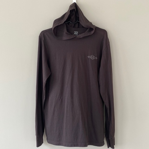 Billabong Medium Wave Washed Tailored Fit Hooded Long Sleeve T-shirt - Picture 1 of 7